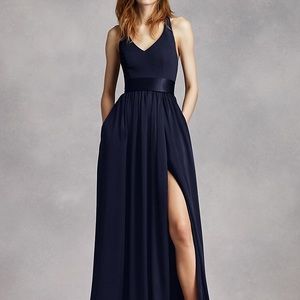 Vera Wang Halter Bridesmaid Dress